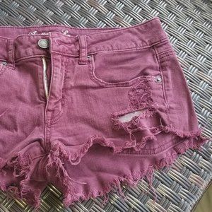 American Eagle Size 6 stretch jean shorts